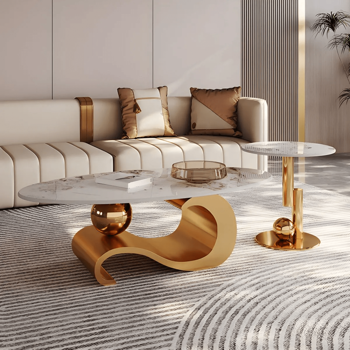 Modern home interior and furniture
