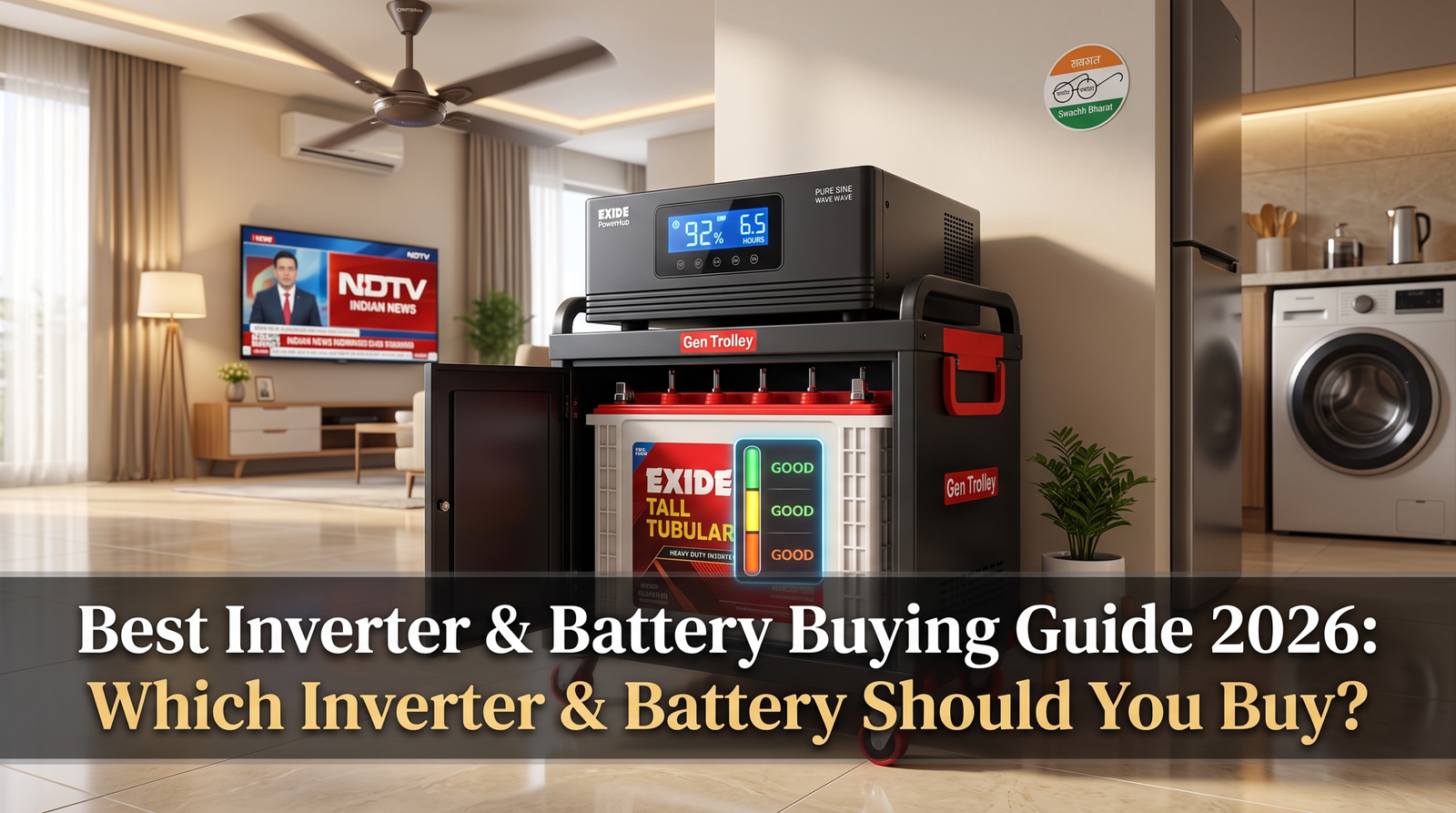 Inverter and battery