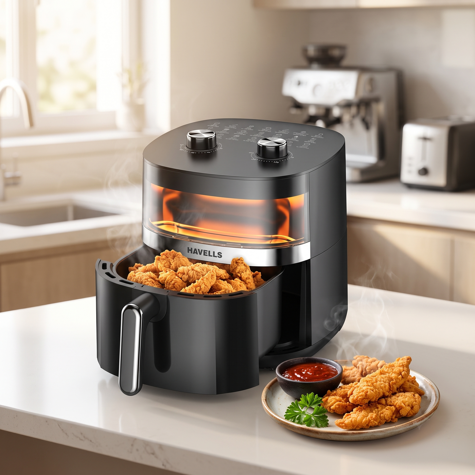 Large capacity air fryer